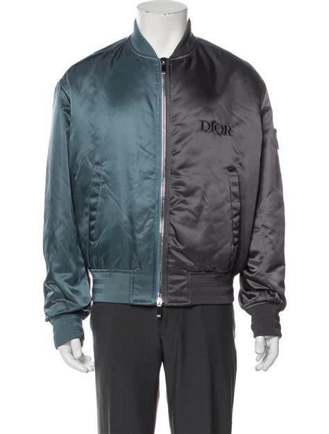 DIOR x Judy Blame 2020 Split Zip Two Tone Bomber Jacket